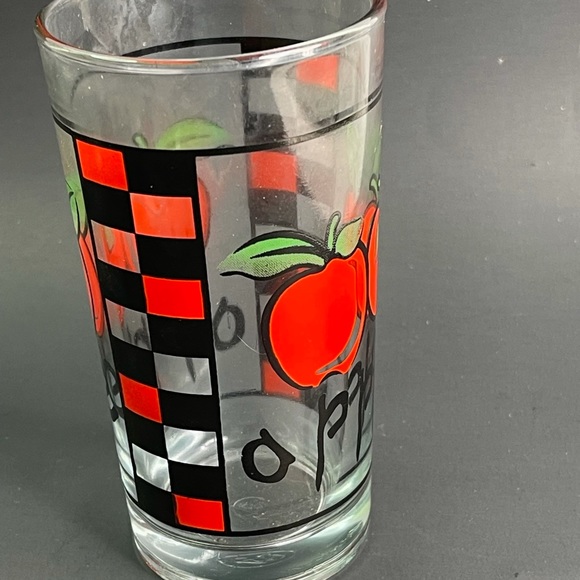 Vtg KIG Fruit Juice 4 Glass Set 6" 6oz - Picture 9 of 10